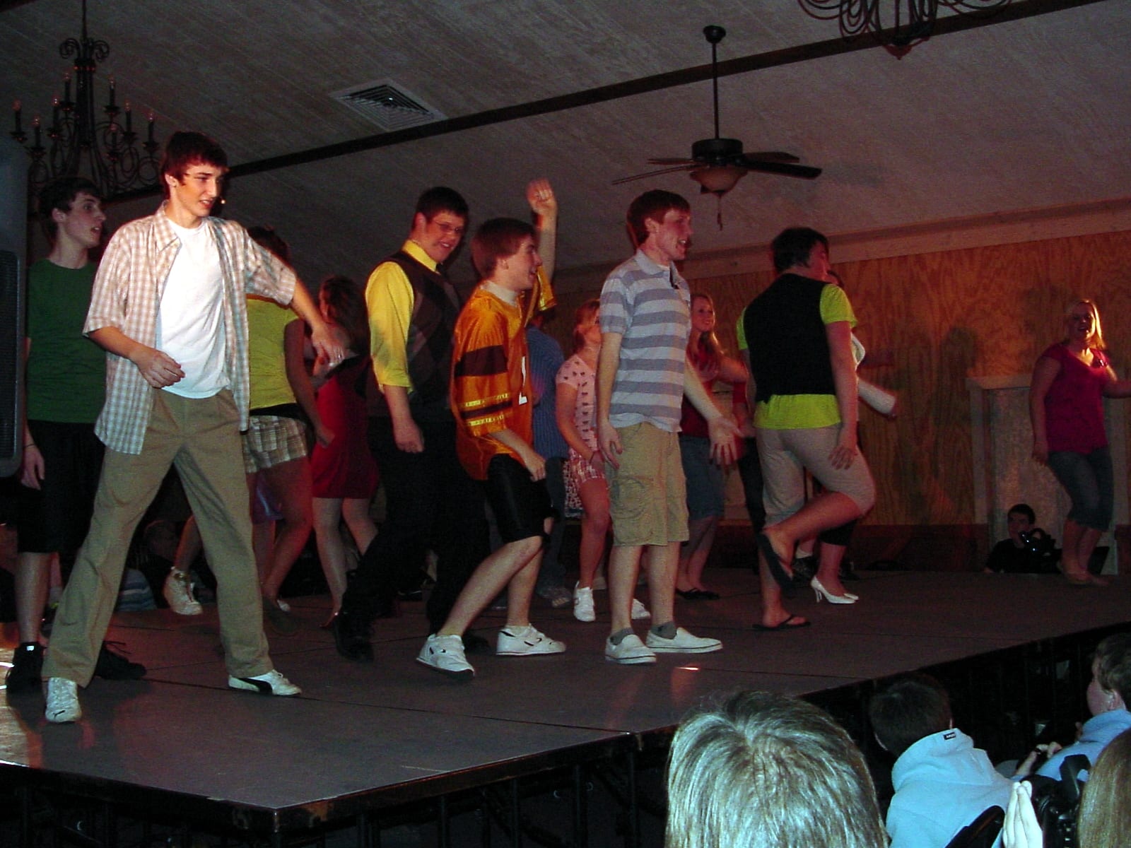 Performers on stage