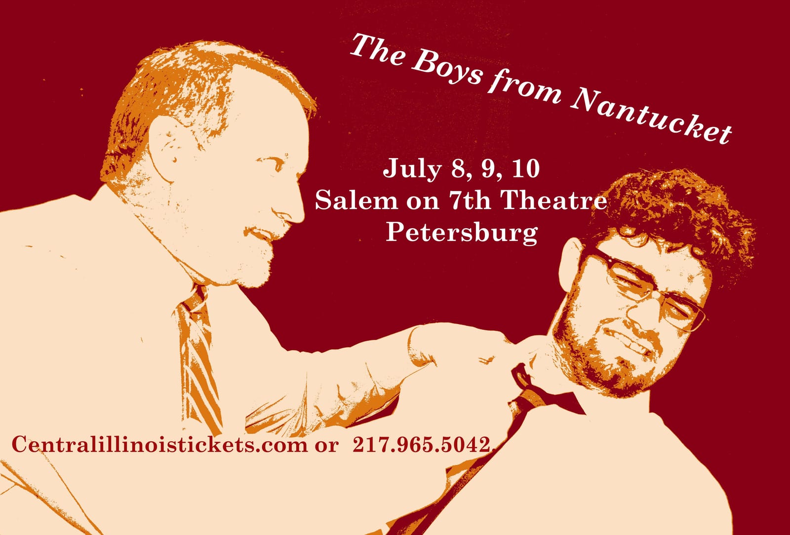 The Boys from Nantucket poster — Salem on Seventh presents a whale of a musical