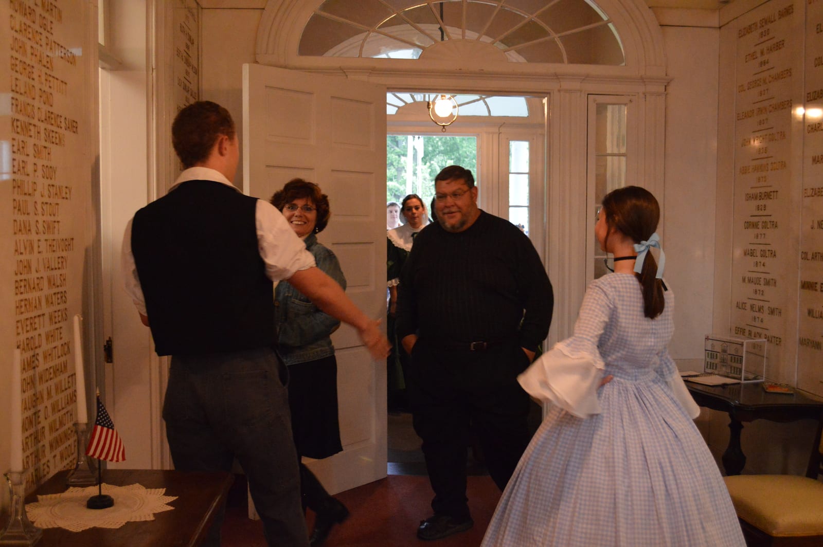 A scene at the David A. Smith House