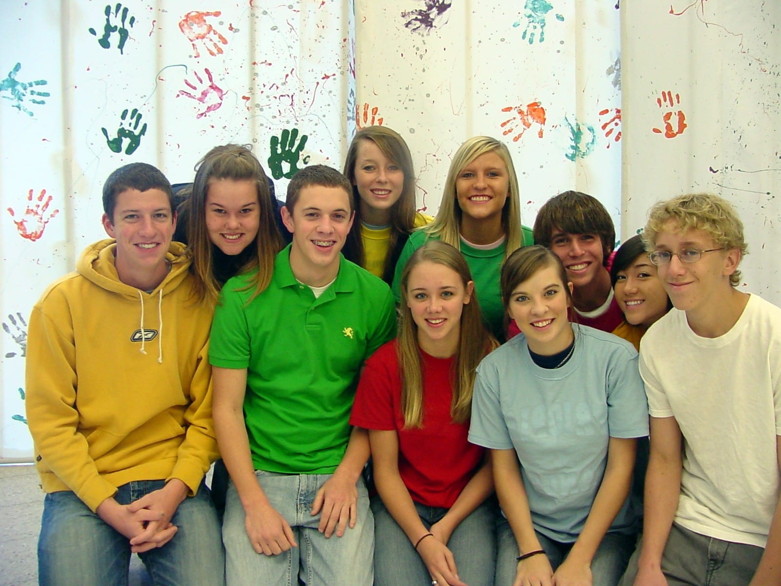 Cast group portrait