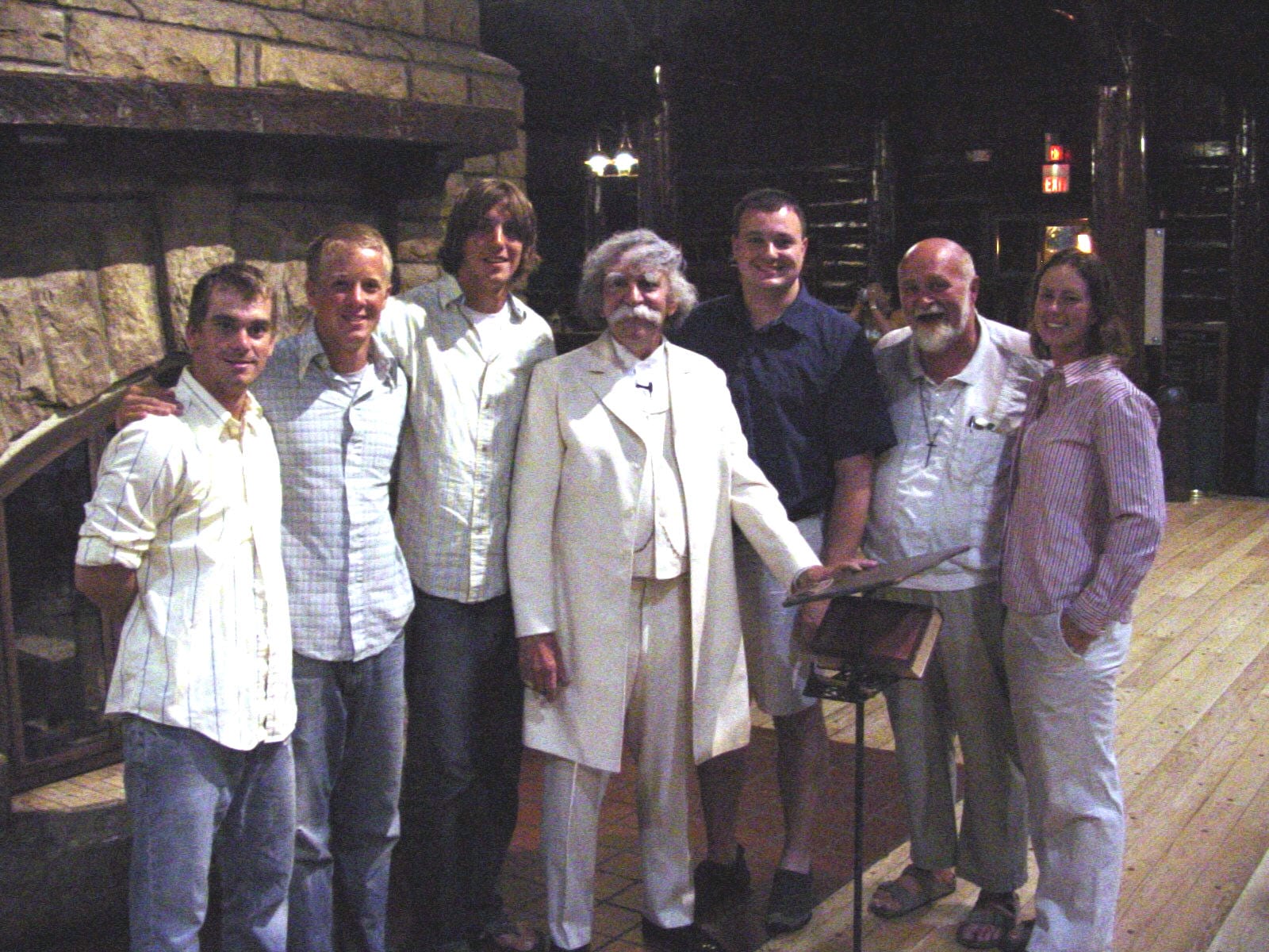 Mark Twain program group on board